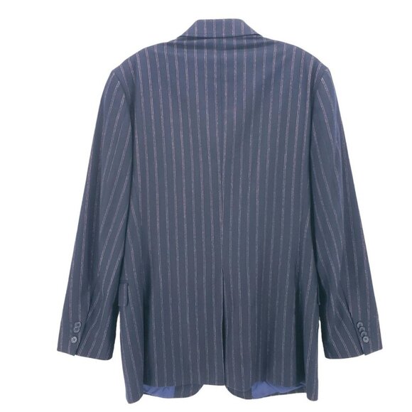 VITALE BARBERIS CANONICO Wool Pinstripe Blazer Sportcoat Jacket Italy Size IT 50 - Picture 3 of 10